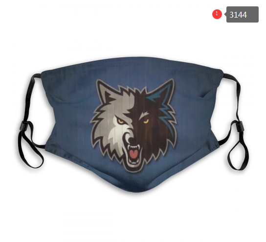 NBA Minnesota Timberwolves #4 Dust mask with filter->nba dust mask->Sports Accessory